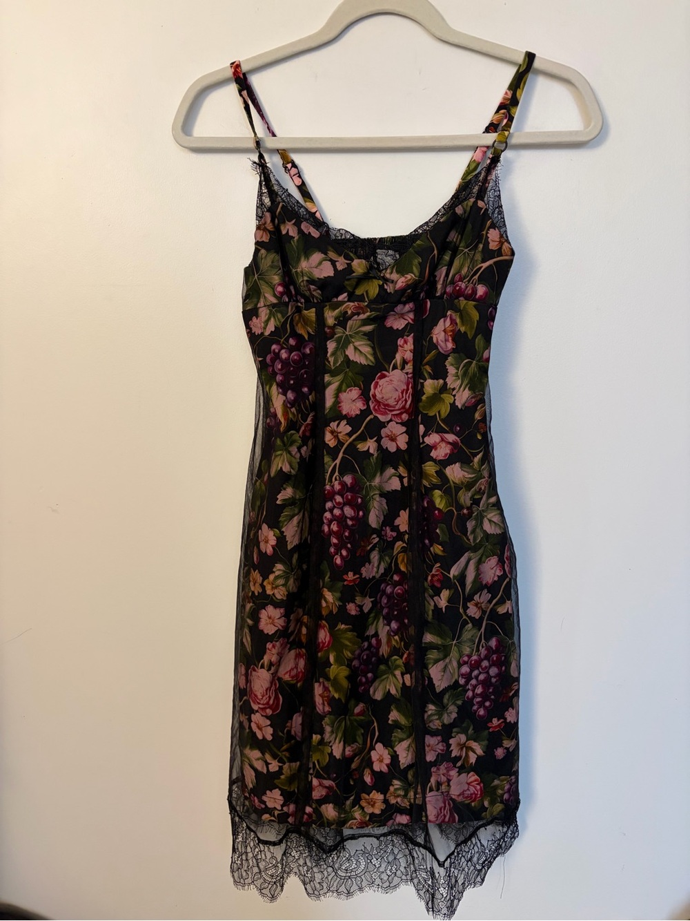 Anthropologie Maeve Floral Fruit Mesh Slip Dress - XXS - Picture 2 of 16